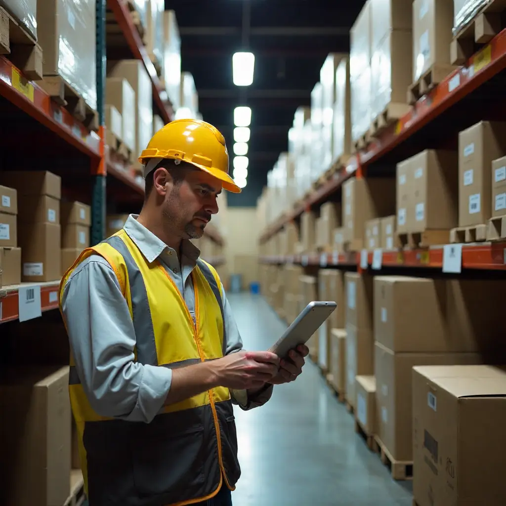 Professional warehouse and shipping logistics